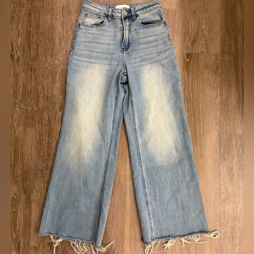 Vervet Blue Women's Light Blue Wide-Leg Jeans